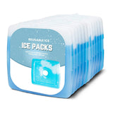 6 Pack Reusable, Slim & Lightweight Gel Ice Pack or Freezer Cold Packs 6 Pack Reusable, Slim & Lightweight Gel Ice Pack or Freezer Cold Packs