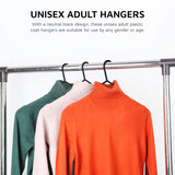 Adult Black Coat Hangers Hanger Coat Hanger Strong Plastic Clothes Trousers