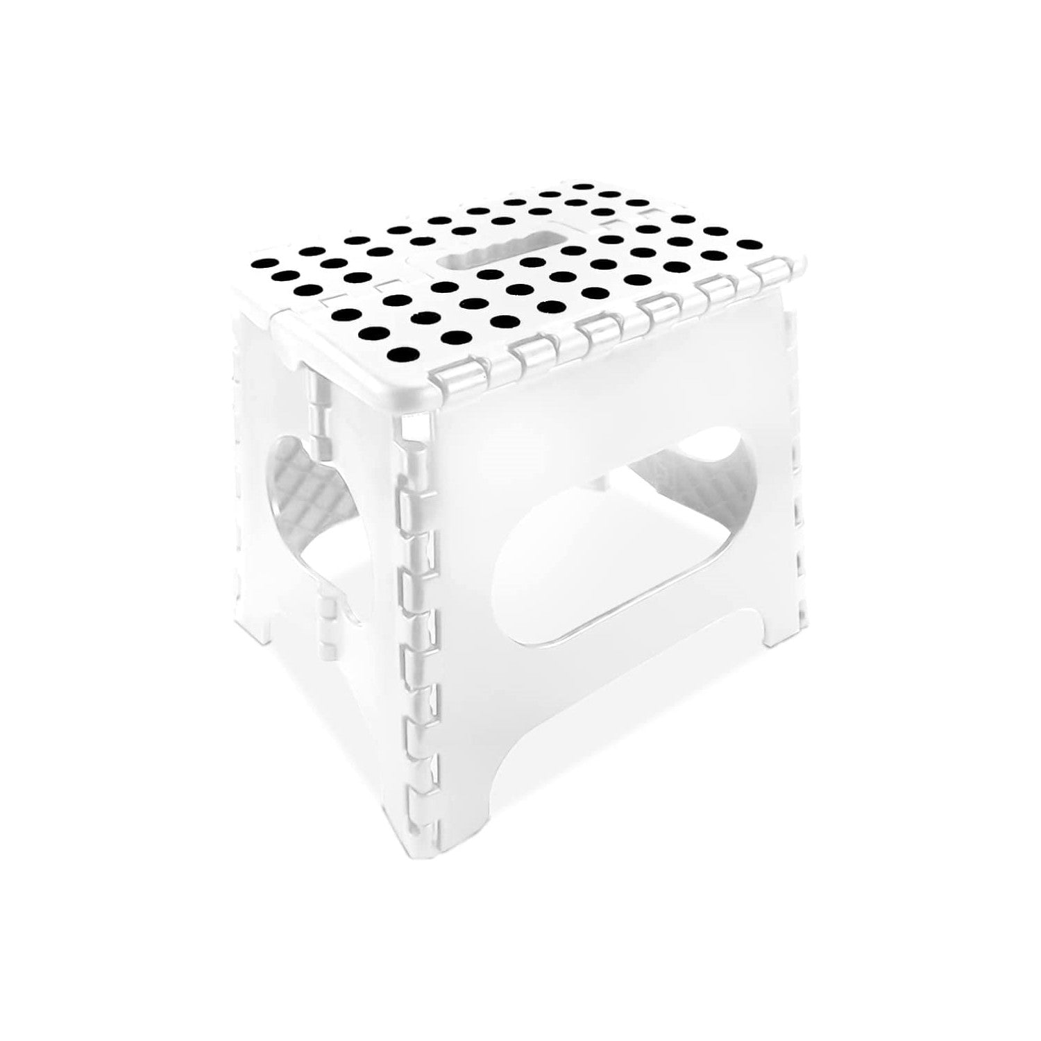 Foldable 11 Inch Step Stool With Carry Handle Anti Skid Footpad