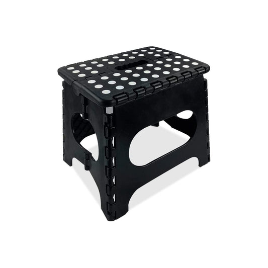 Foldable 11 Inch Step Stool With Carry Handle & Anti Skid Footpad For Kids & Adults