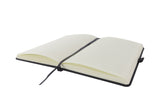 A5 Notebook 240 Pages 100GSM With PU Leather Cover, Pen Loop & Elastic Closure Ideal For Home, School, Office Notes