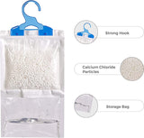 Set of 6 Hanging Interior Wardrobe Dehumidifier Bags - Ideal to stop damp, mould mildew & condensation