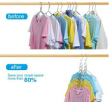 Magic Hangers for Wardrobe Clothing Organizer or Multiple Hanger Organiser