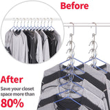 Space Saving Metal Magic Multiple Hangers Holder