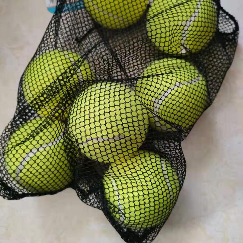 Tennis Balls with Storage Bag, Tennis Balls for Dogs, Perfect for Tennis, Toys Sports, Cricket, Thick Walled Tennis Balls Pack of 12