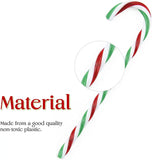 Strong Plastic 30 Cm Candy Cane Ornament Ideal For Decoration Christmas Tree