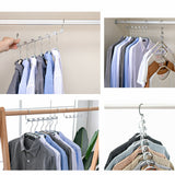 Space Saving Metal Magic Multiple Hangers Holder