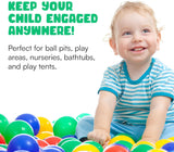 100 Plastic Balls For Ball Pit | Balls for Baby Ball Pit by Sterun