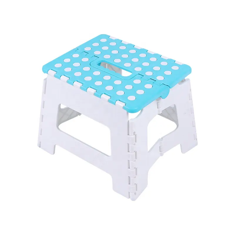 9 Inch Folding Step Stool With Carry Handle & Anti Skid Footpad For Kids, Adults