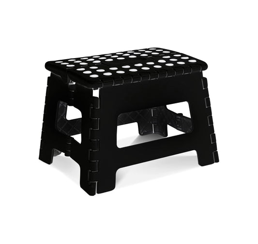 9 Inch Folding Step Stool With Carry Handle & Anti Skid Footpad For Kids, Adults