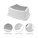 Plastic Child Foot Step Stool Anti-Slip Cover on Top For Children Practical Non-Slip Toilet Step