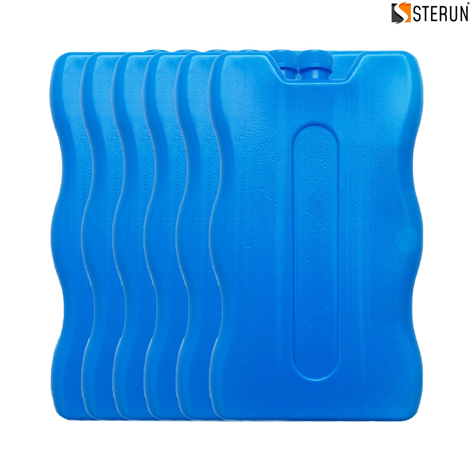 6 Pack Reusable Freezer Blocks Family Pack by Sterun