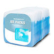 6 Pack Reusable, Slim & Lightweight Gel Ice Pack or Freezer Cold Packs