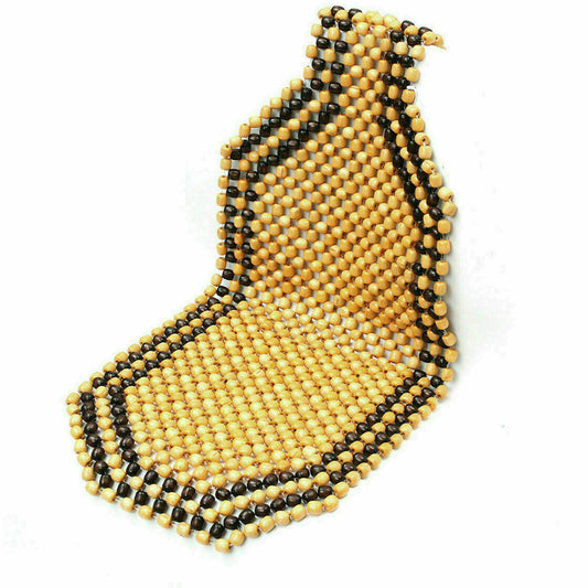 Wooden Beaded Seat For Car/Van/Taxi, Massage Comfortable Wooden Seat Cushion