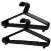 100 Pack Adult Black Coat Hangers Hanger Coat Hanger Strong Plastic Clothes Trousers