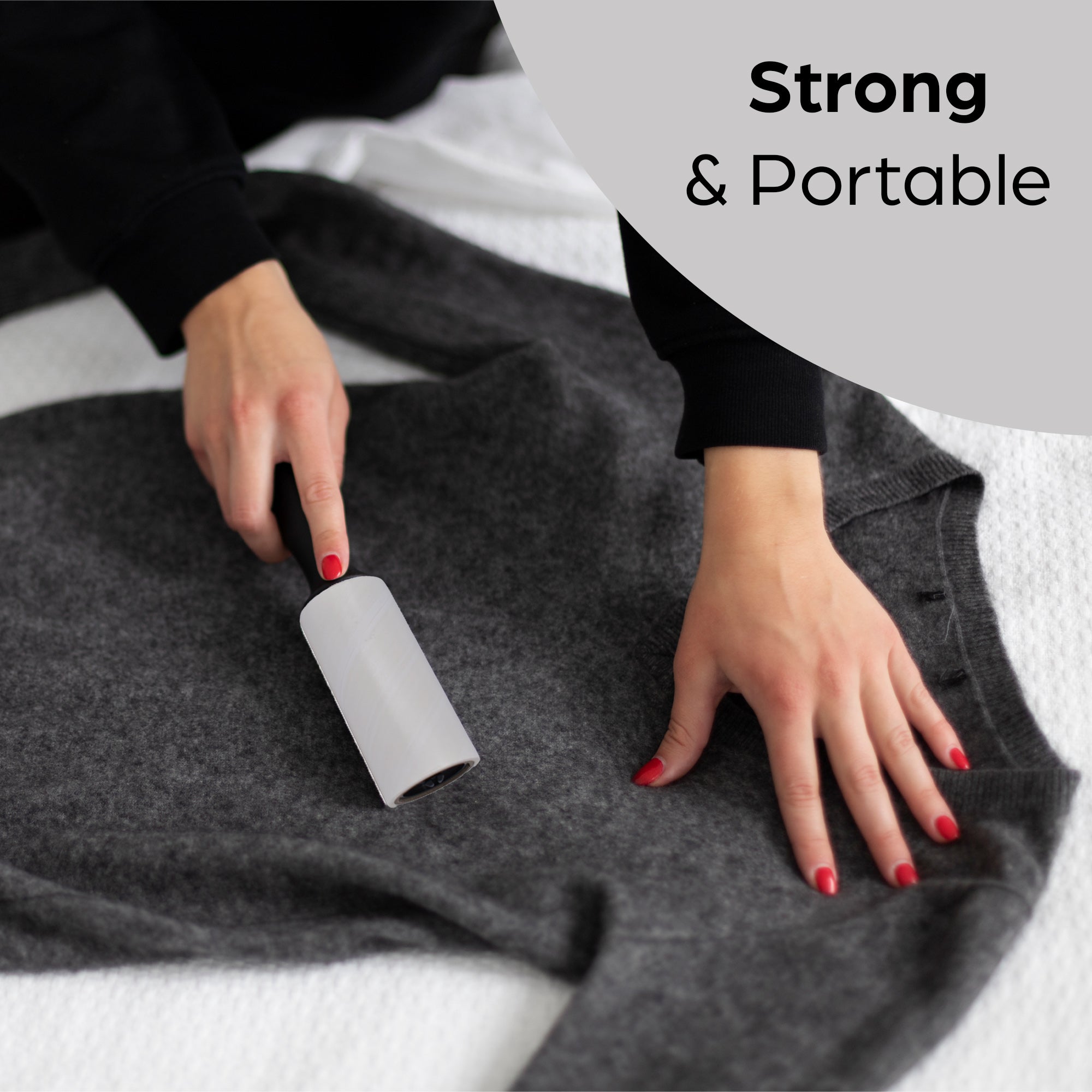 Lint Roller 5 Rollers with Handle 60 Sheets Per Roll